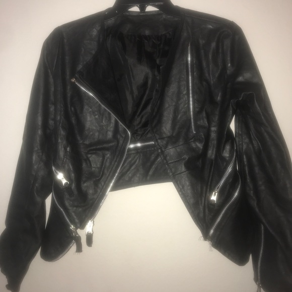 Jackets & Blazers - Faux leather jacket